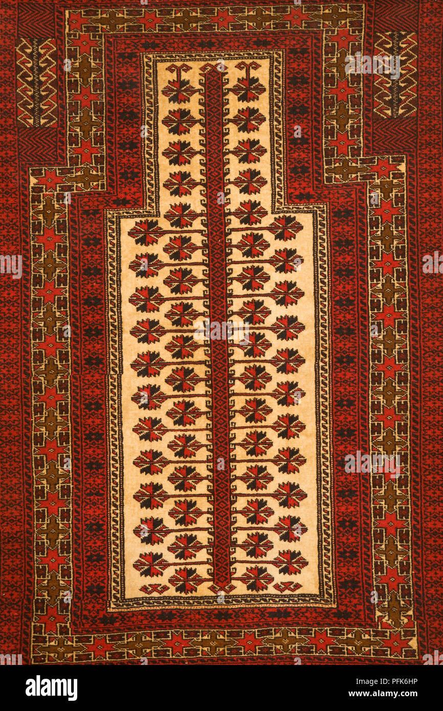 Prayer rug from Turkey, close-up Stock Photo - Alamy