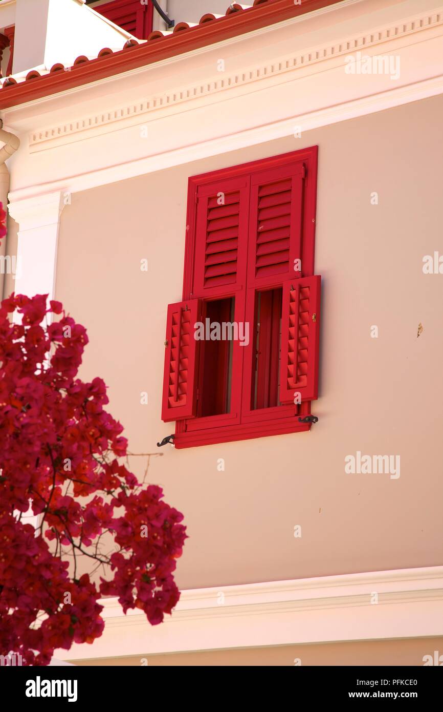 Window Shutters in the Old Town of Nafplio, Argolis, The Peloponnese