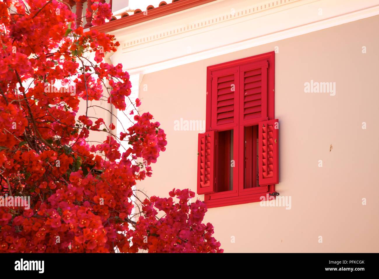 Window Shutters in the Old Town of Nafplio, Argolis, The Peloponnese