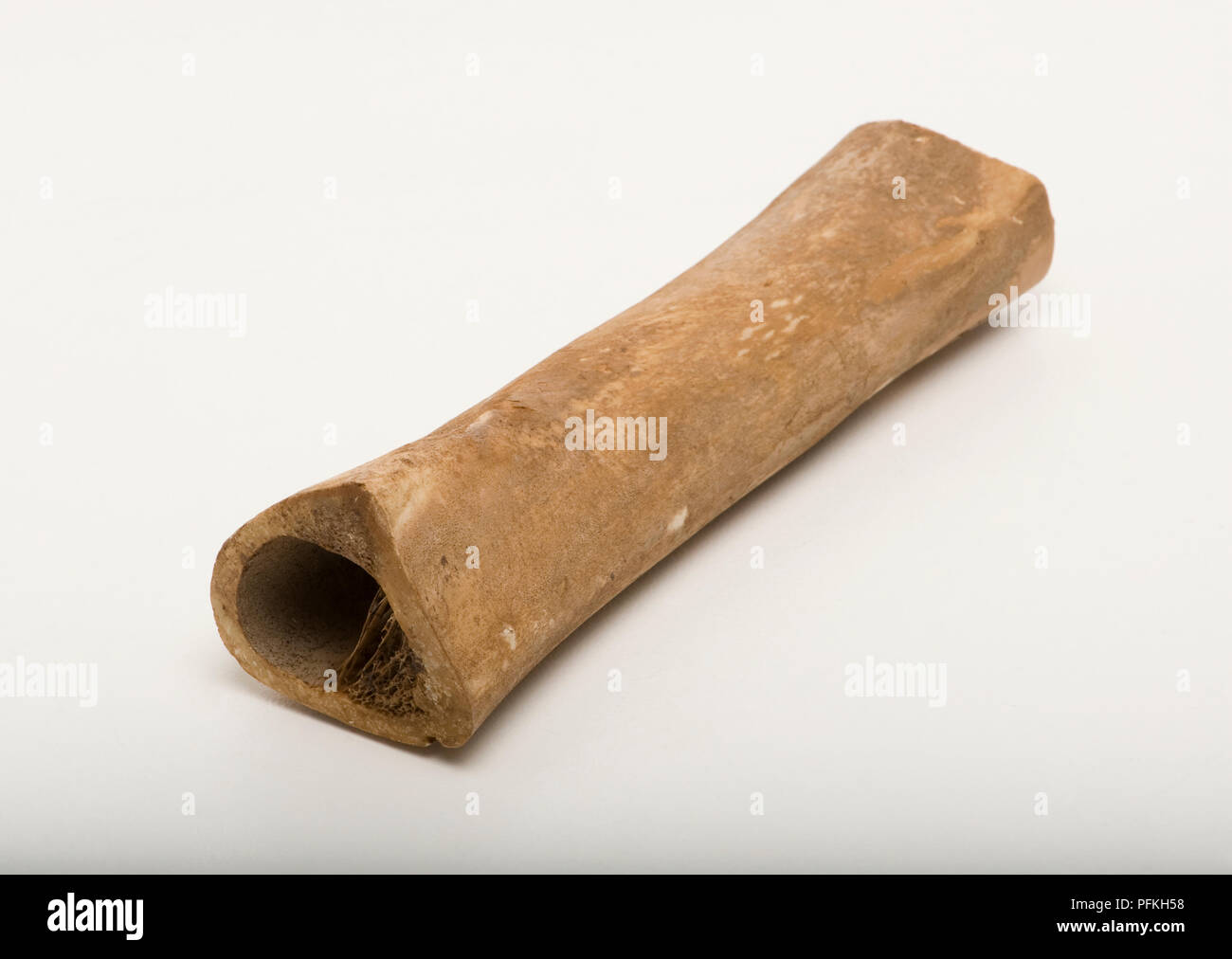Smoked dog bone, close-up Stock Photo