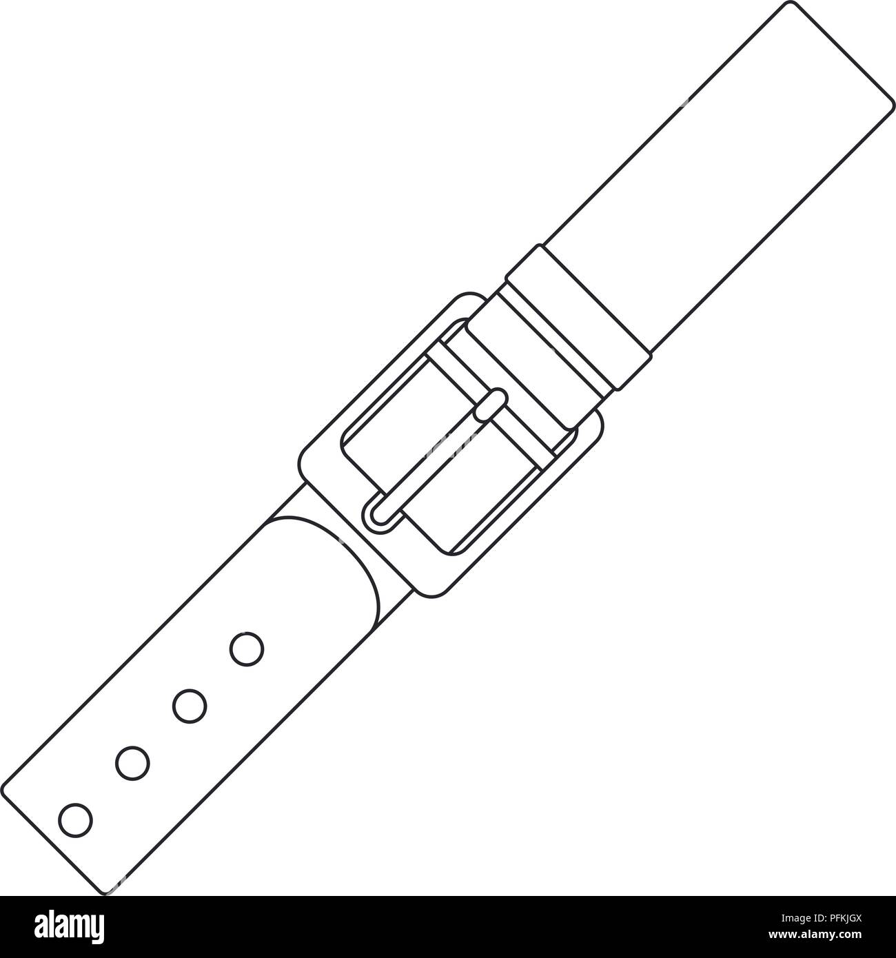 masculine elegant belt icon Stock Vector Image & Art Alamy