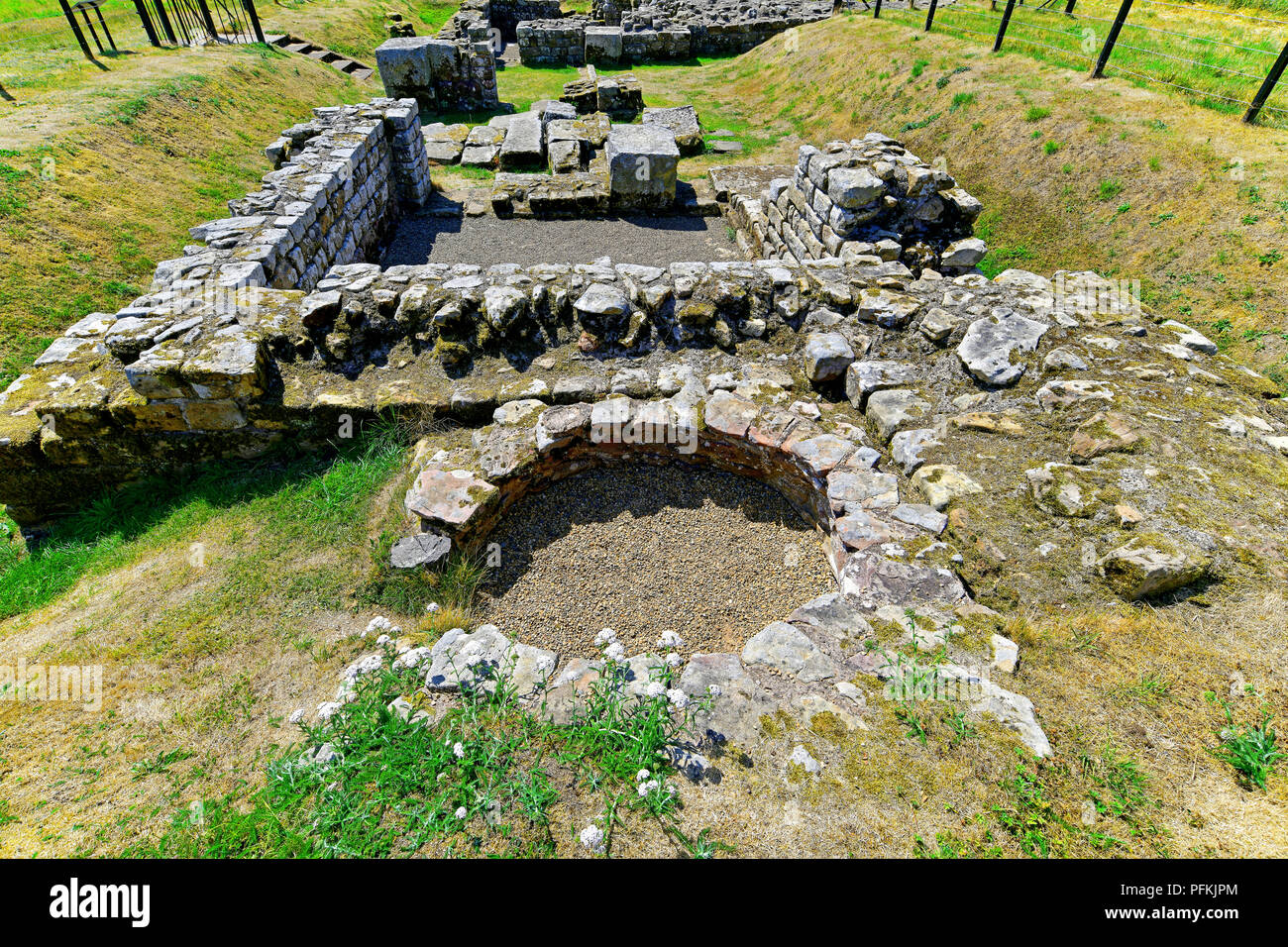English Heritage Chesters Fort Northumberland West Gate and Turret ...