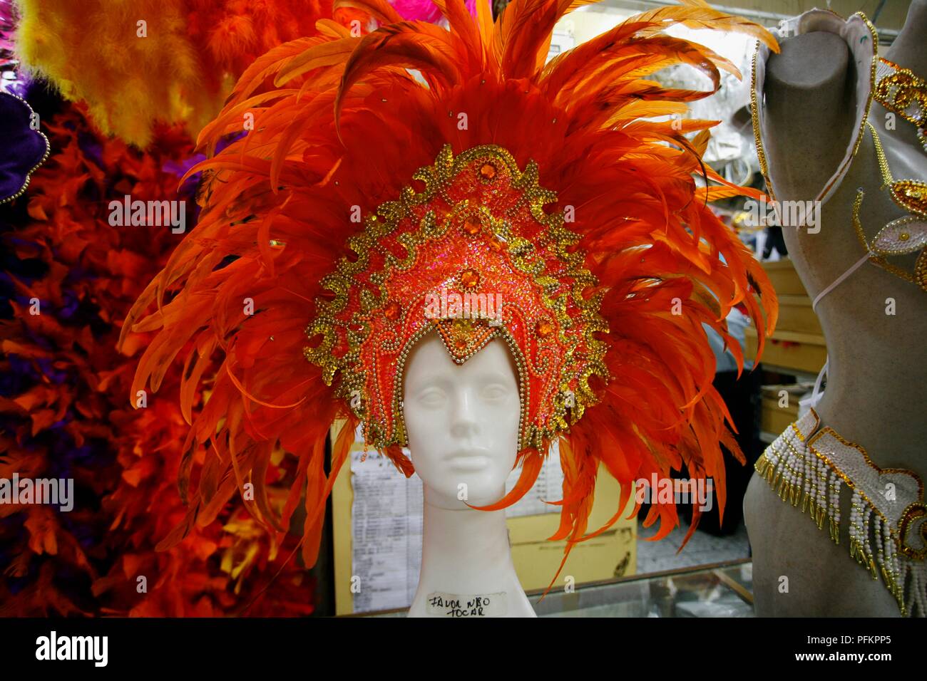 Brazilian Carnival Headdress - Cowley Road Works