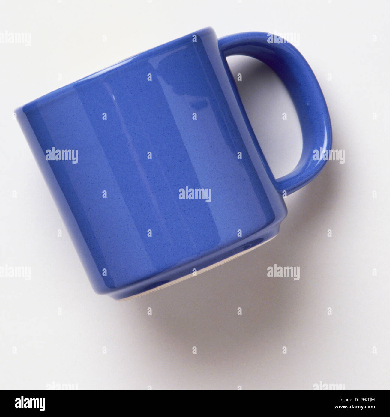 A blue mug Stock Photo