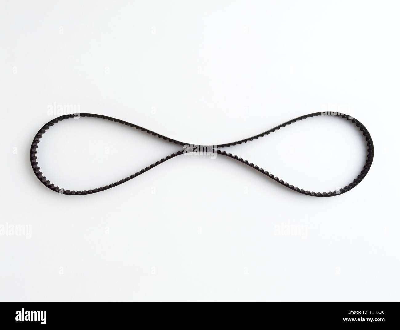 A toothed camshaft belt Stock Photo Alamy