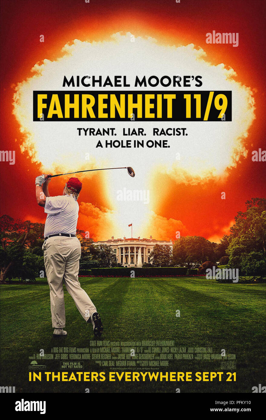 FAHRENHEIT 11/9, US poster, 2018. © Briarcliff Entertainment /Courtesy ...