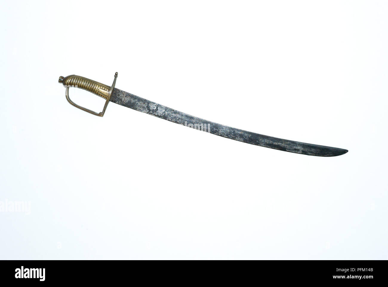 French sabre from the Napoleonic Wars, isolated on white background ...