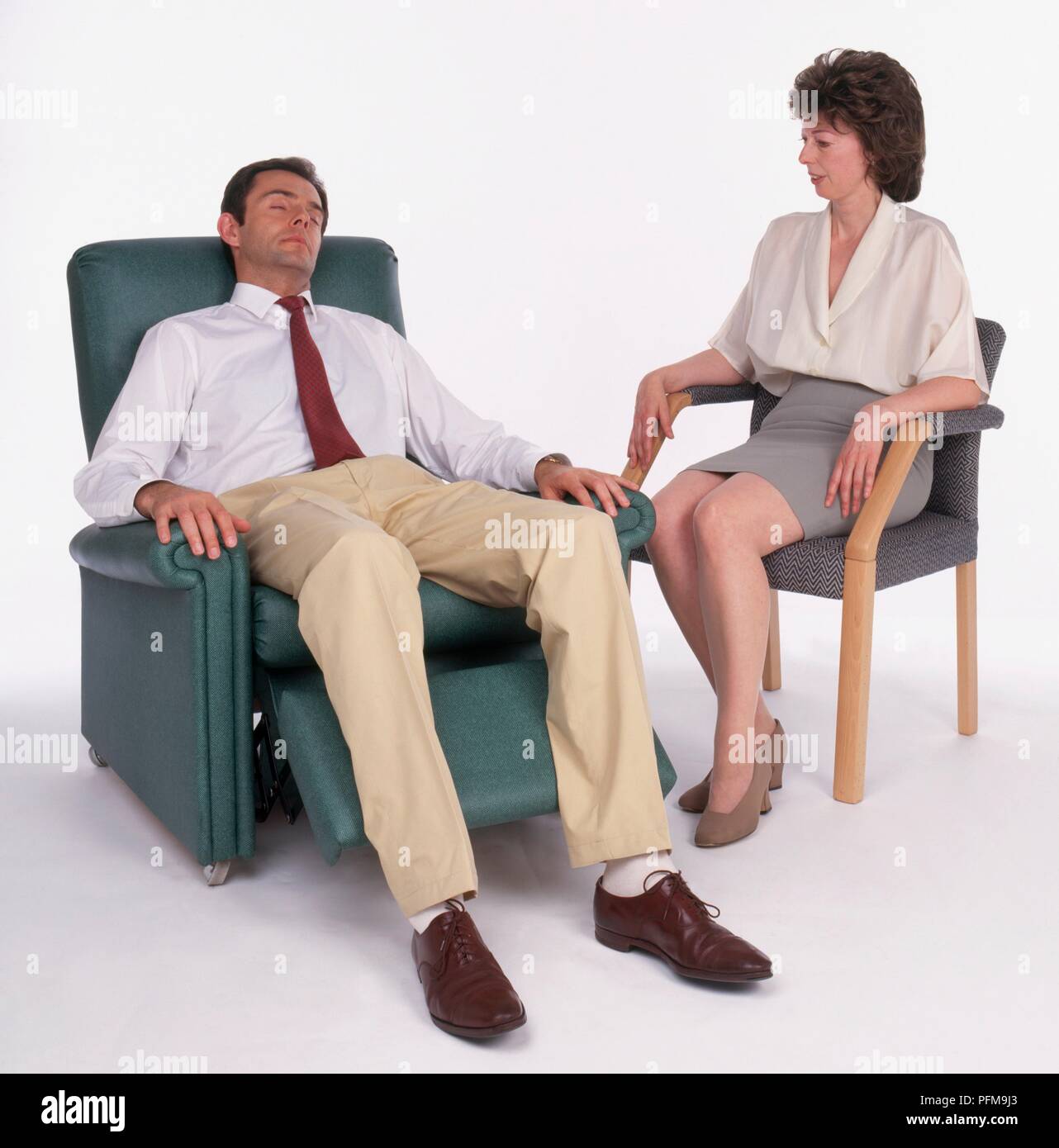 Seated reclining hi-res stock photography and images - Alamy