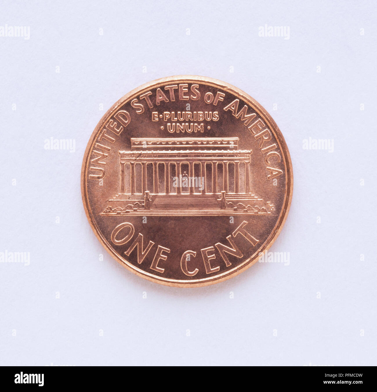 A United States Penny, 1 Cent Coin, or 1/100 Dollar. Stock Image - Image of  dollar, obverse: 157037631