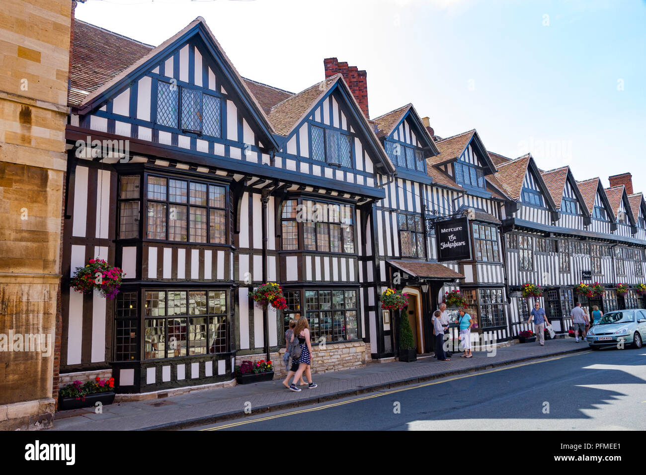 The Shakespeare Mercure Hotel on Chapel Street in Stratford Upon Avon Stock Photo