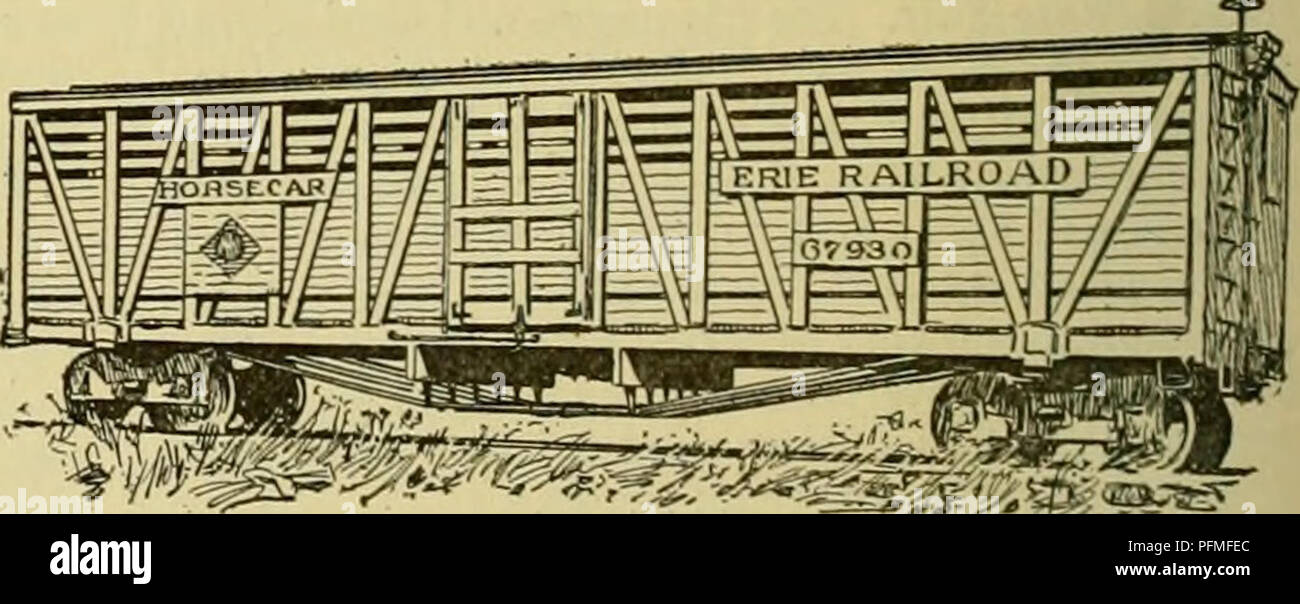 Cyclopedia of farm animals. Domestic animals; Animal products. Fig. 135.  Modern cattle car. pavilions make the management independent of the  weather. The Illinois State Fair has a rule to this effect: