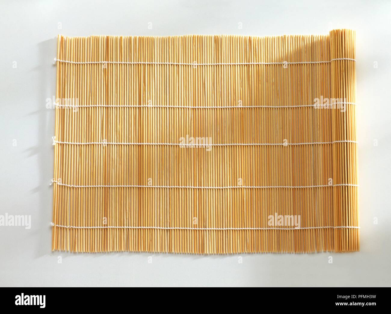 Bamboo rolling mat Stock Photo Alamy