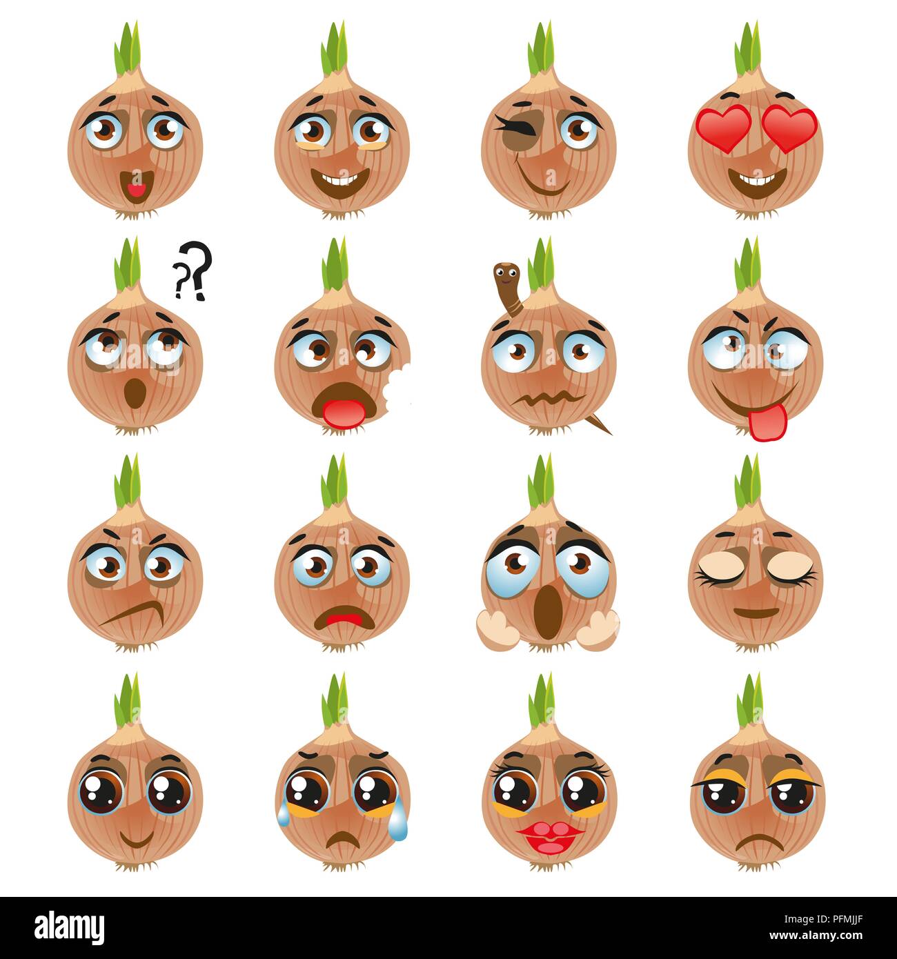 Cute onion Stock Vector Images Alamy