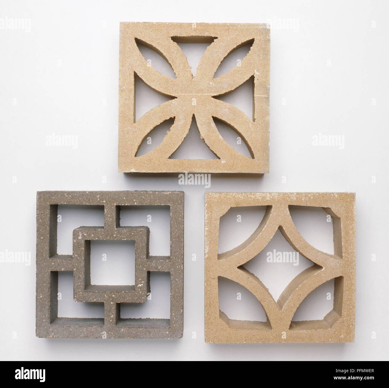 Concrete screen blocks hi-res stock photography and images