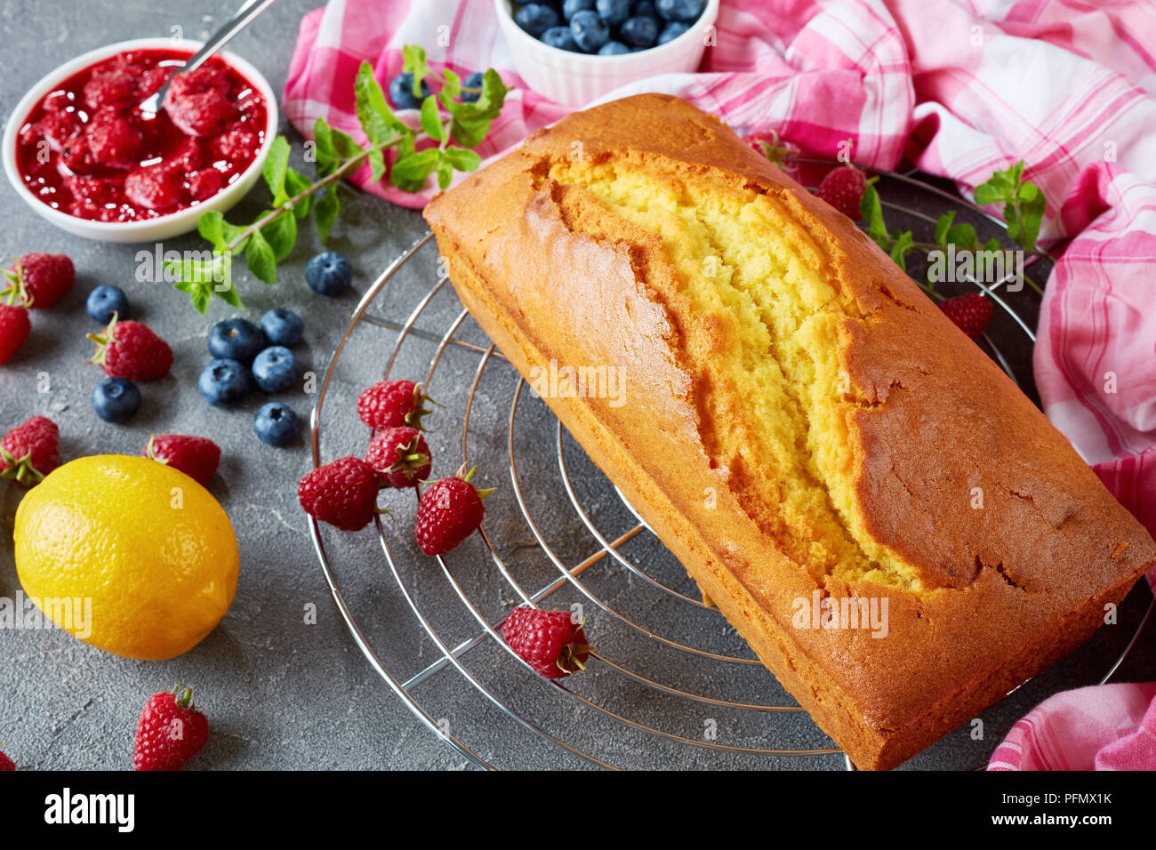 Delicious Lemon Cake Or Pound Cake With Berries Filling Also Known As Gateau De Voyage Cake French Cuisine View From Above Close Up Stock Photo Alamy Delicious Lemon Cake Or Pound Cake With Berries Filling Also Known As Gateau De Voyage Cake French Cuisine View From Above Close Up Stock Photo Alamy