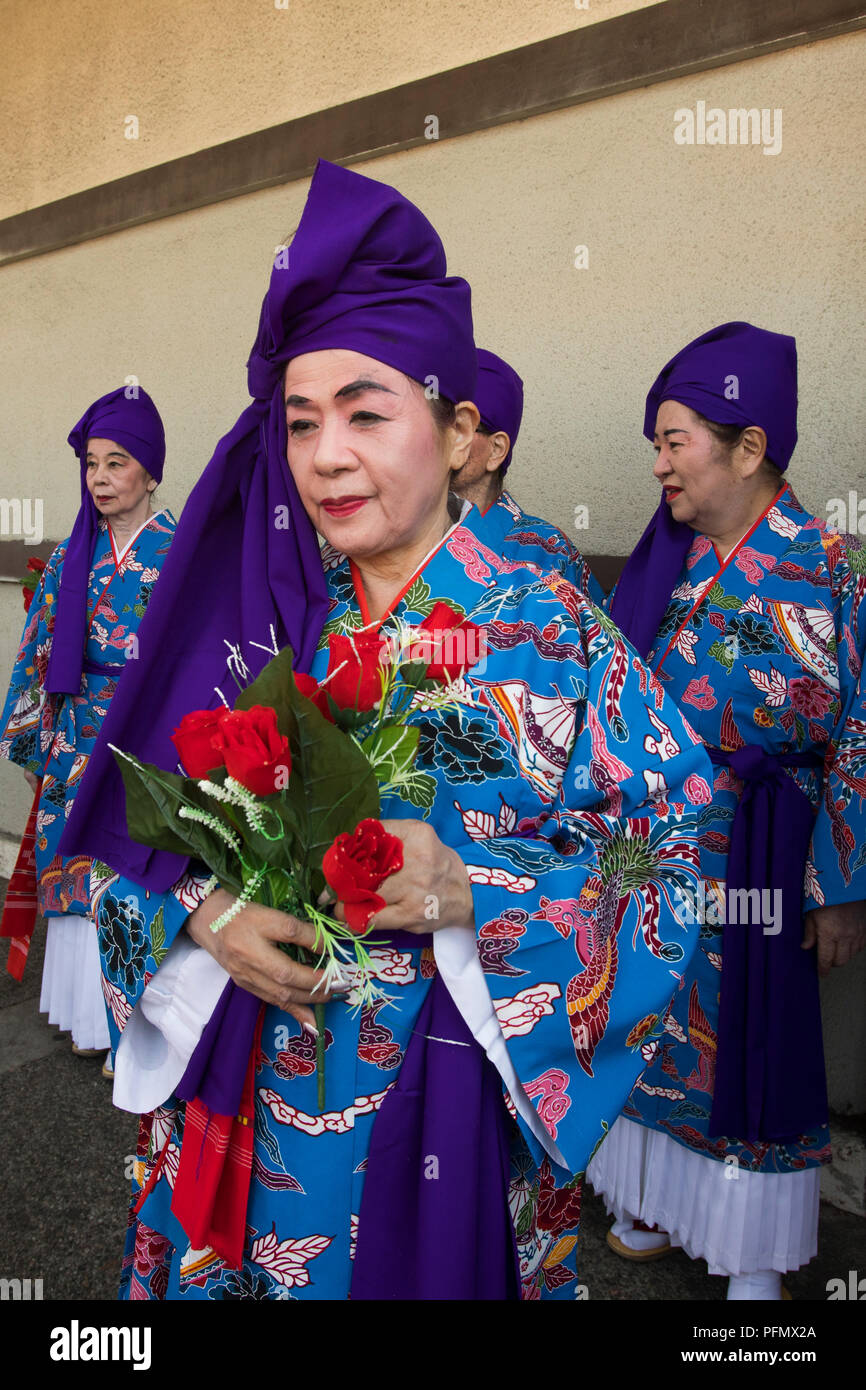 Nisei Week Grand Parade, Japan Town, Los Angeles, California, USA Stock