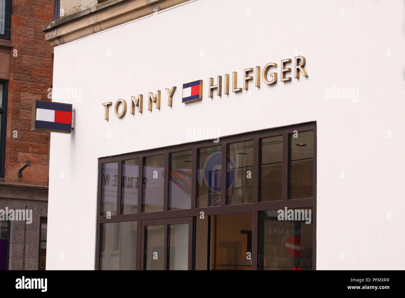 Copenhagen, Denmark - June 26, 2018: Tommy Hilfiger storefront Stock Photo  - Alamy