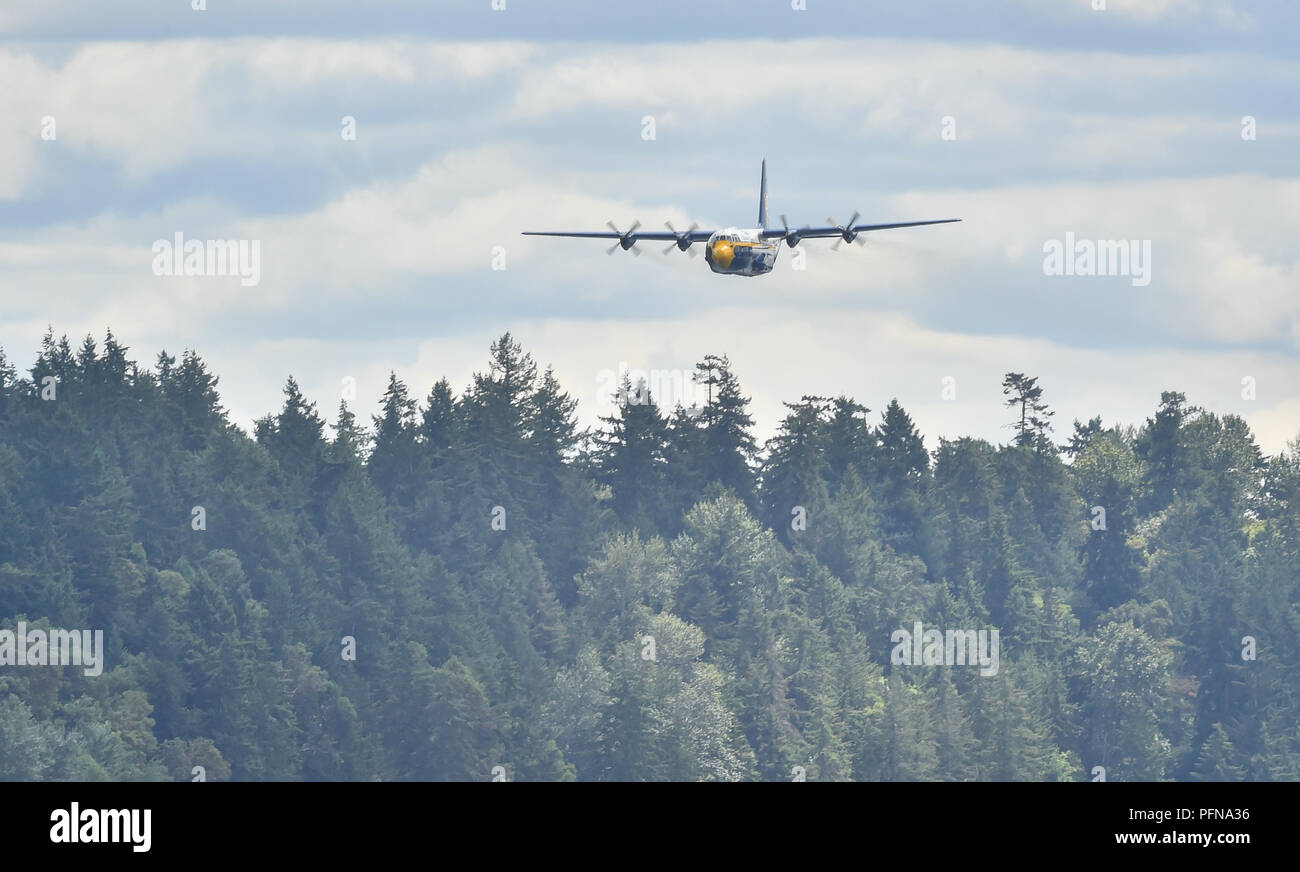 U.S. Navy Flight Demonstration Squadron, the Blue Angels, C-130 ...