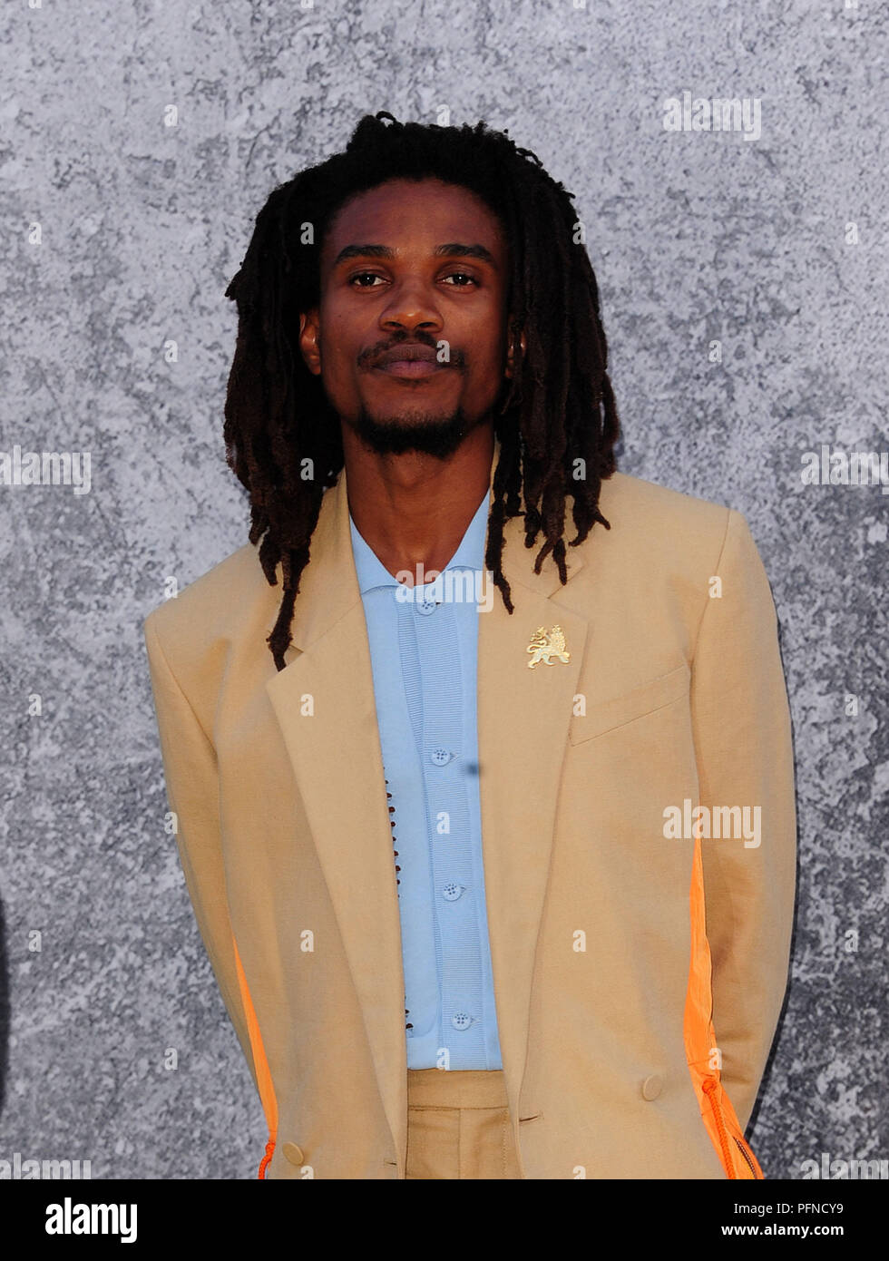 London, UK. 21st Aug, 2018. Sheldon Shepherd  attending The  UK  Premiere of YARDIE at  BFI SOUTH BANK London 21st Auggust   2018 Credit: Peter Phillips/Alamy Live News Stock Photo