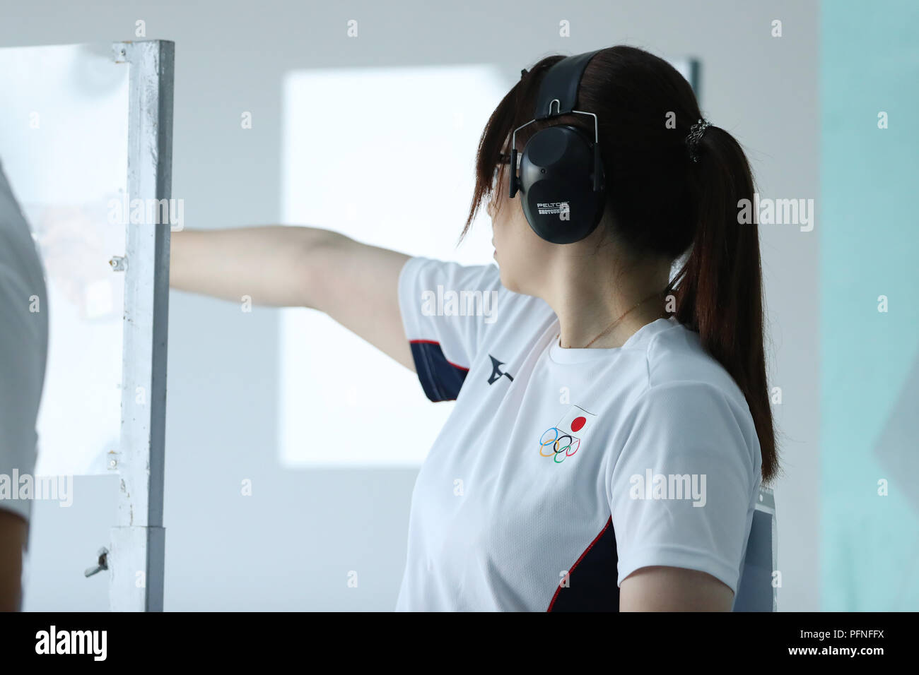 Palembang, Indonesia. 22nd Aug, 2018. Yukari Konishi (JPN) Shooting