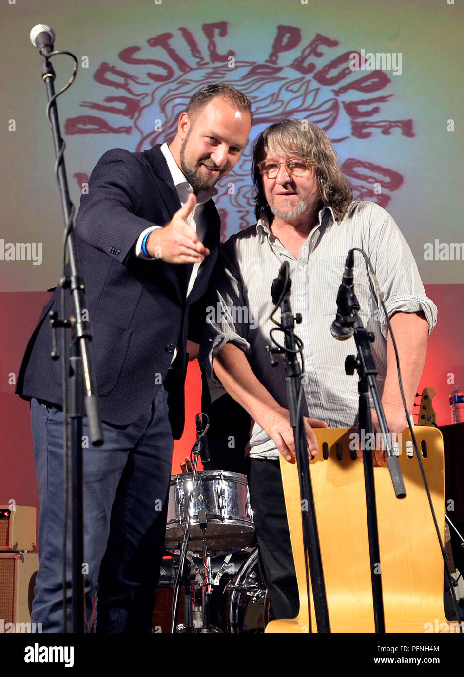 Prague, Czech Republic. 21st Aug, 2018. The Plastic People of the