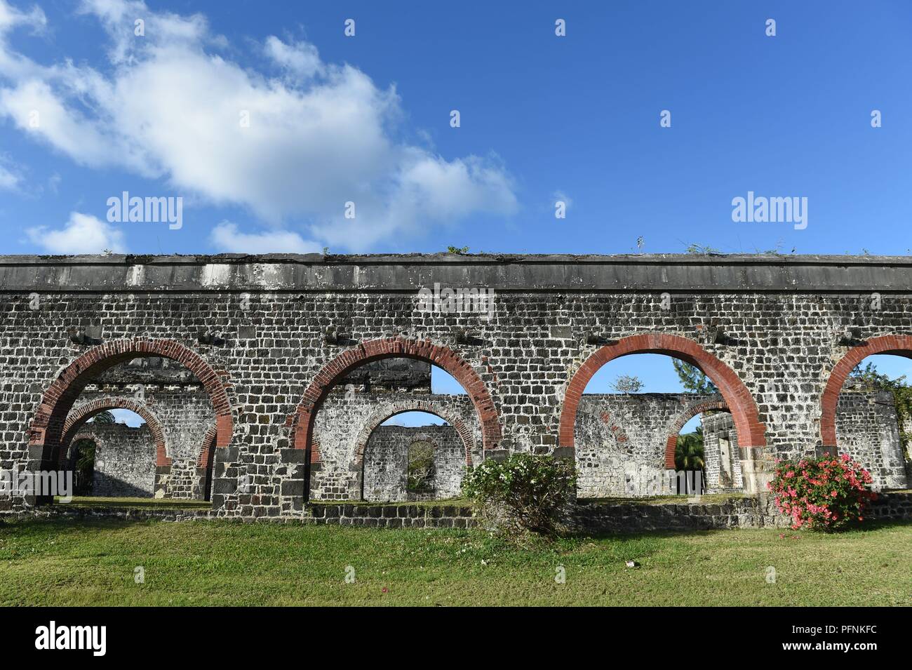 07.07.2018, Mauritius, Belle Mare: The ruins of an old sugar cane ...