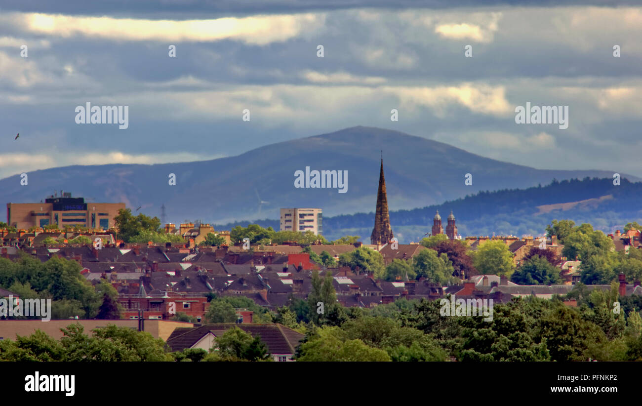 Old glasgow central aerial hi-res stock photography and images - Alamy