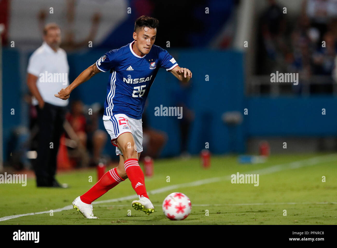 Kanagawa, Japan. 22nd Aug, 2018. Takefusa Kubo (F Marinos