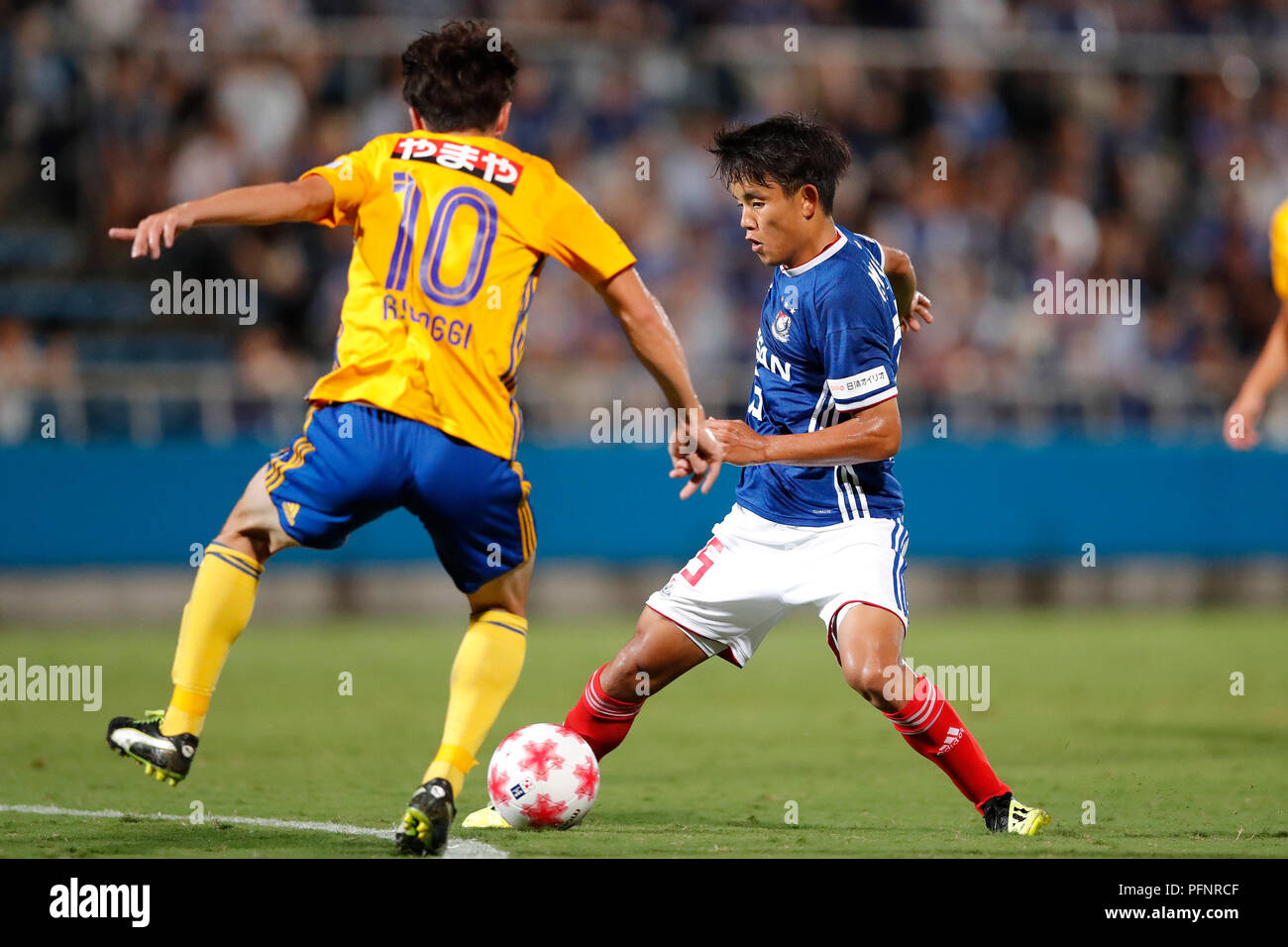 Kanagawa Japan 22nd Aug 18 Takefusa Kubo F Marinos Football Soccer The 98th Emperor S Cup All Japan Football Championship Between Yokohama F Marinos 2 3 Vegalta Senda At Nhk Spring Mitsuzawa Football Stadium