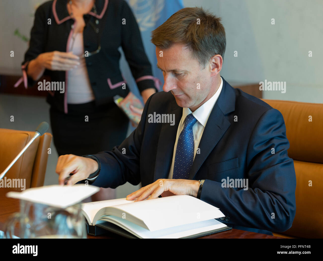 Secretary general of the united nations hi-res stock photography and