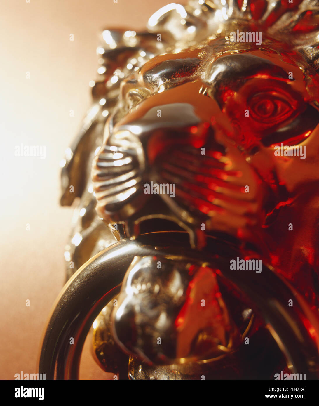 Bronze lion head hi-res stock photography and images - Alamy