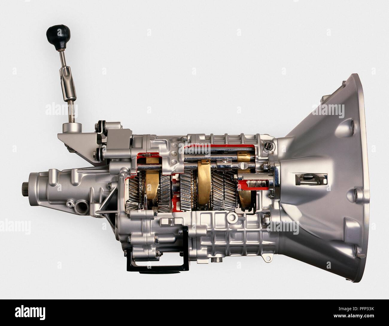 Modern car 5-speed manual gearbox, cross section Stock Photo - Alamy