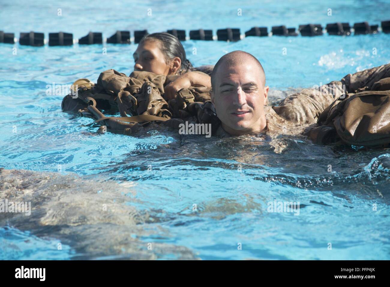 U.S. Marine Corps Recruits with Alpha Company, 1st Battalion, Recruit ...