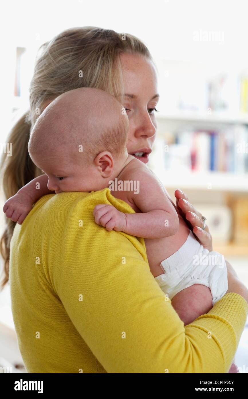 carrying a baby