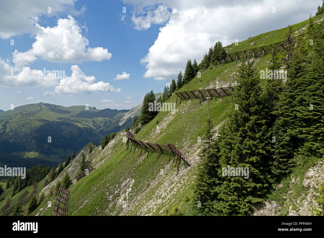 Avalanche barriers hi-res stock photography and images - Alamy
