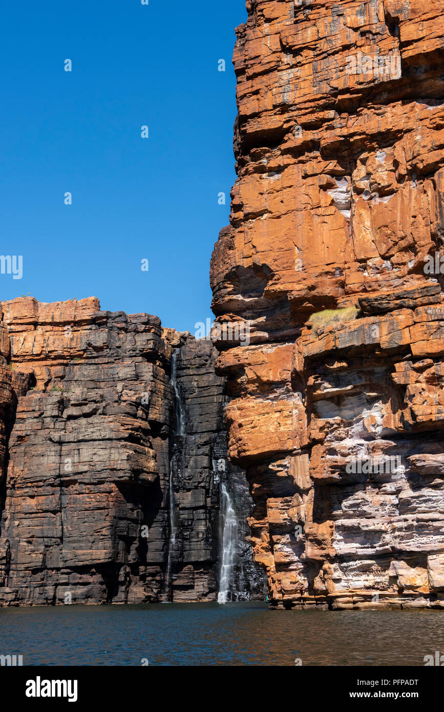 Australia, Western Australia, King George River, King George Falls. Stock Photo