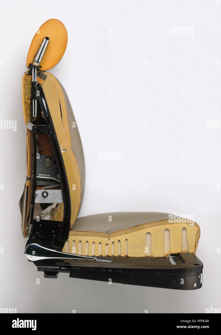 Car seat, side view Stock Photo Alamy