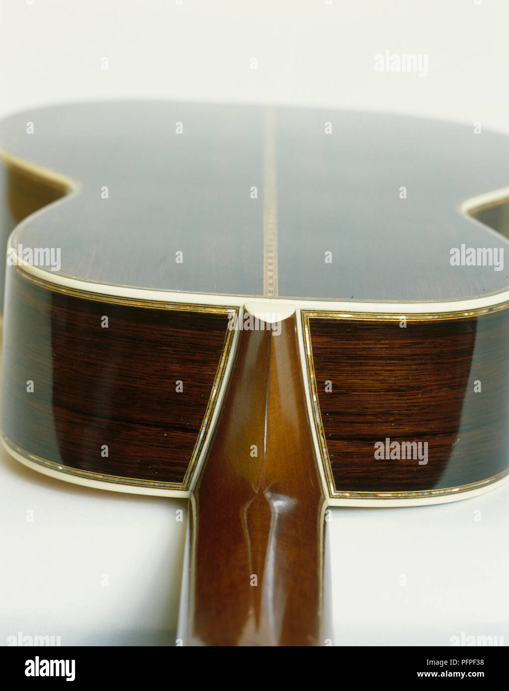Neck joint of Martin acoustic guitar Stock Photo Alamy