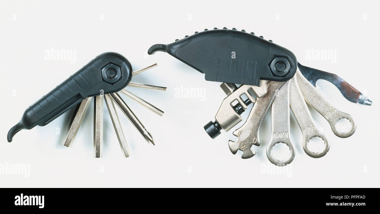 Spanner multitool, allen key multitool Stock Photo Alamy