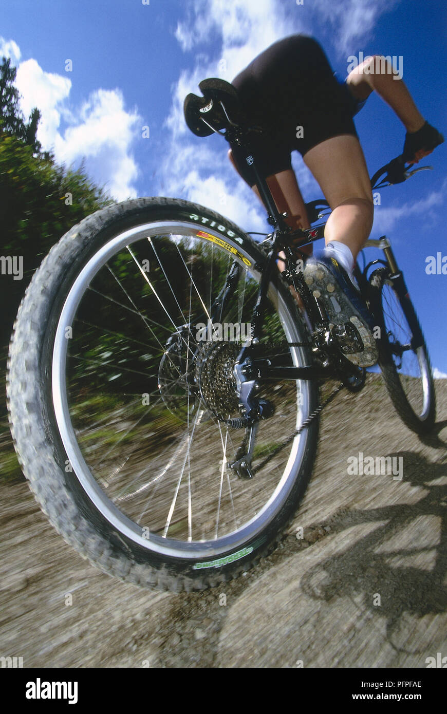 dirt bike mountain climbing