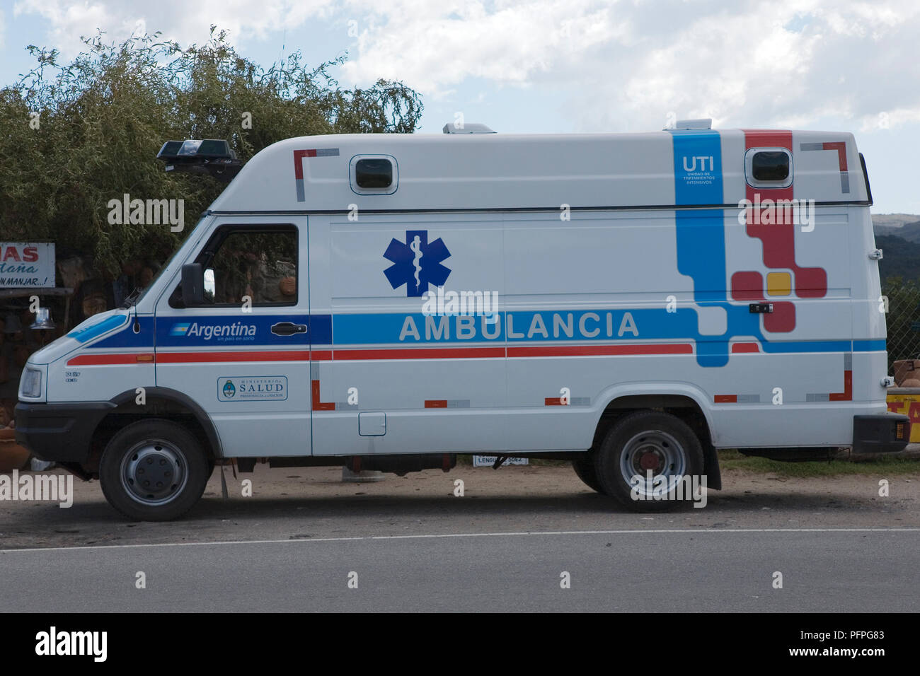 Argentina, ambulance Stock Photo