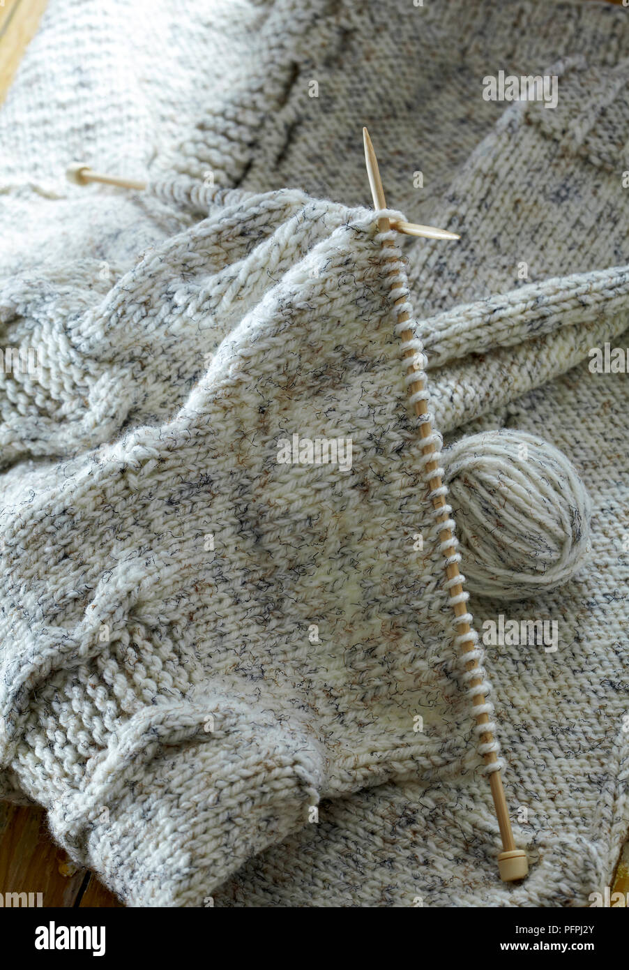 Knit Top Roll Neck Slub main image 1