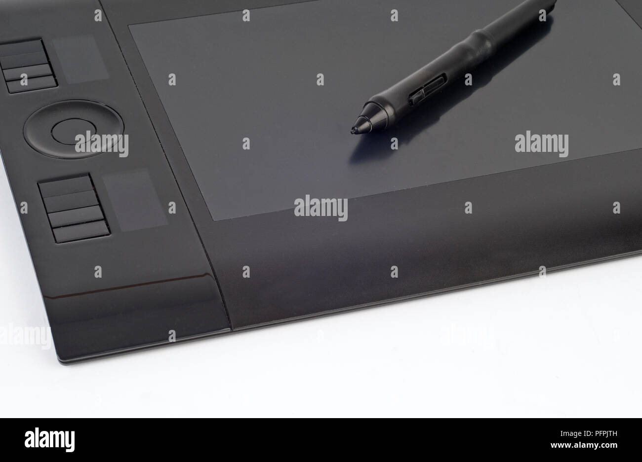 Pen graphics tablet Stock Photo
