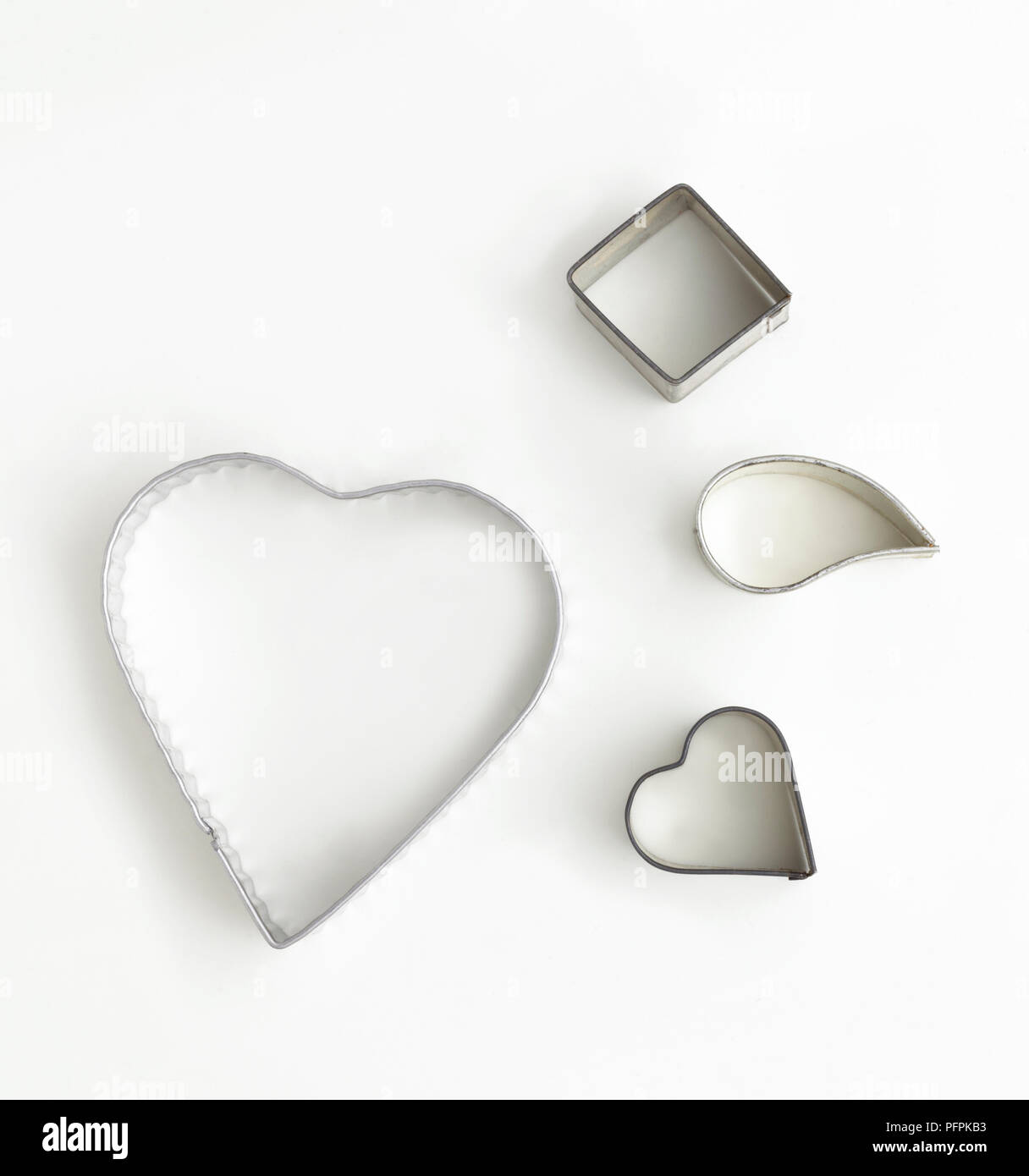 Different shapes of pastry cutters Stock Photo Alamy