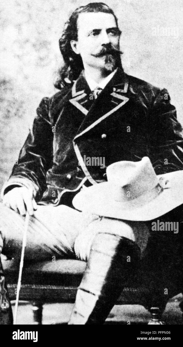 william frederick cody named buffalo bill (1846-1917) Stock Photo