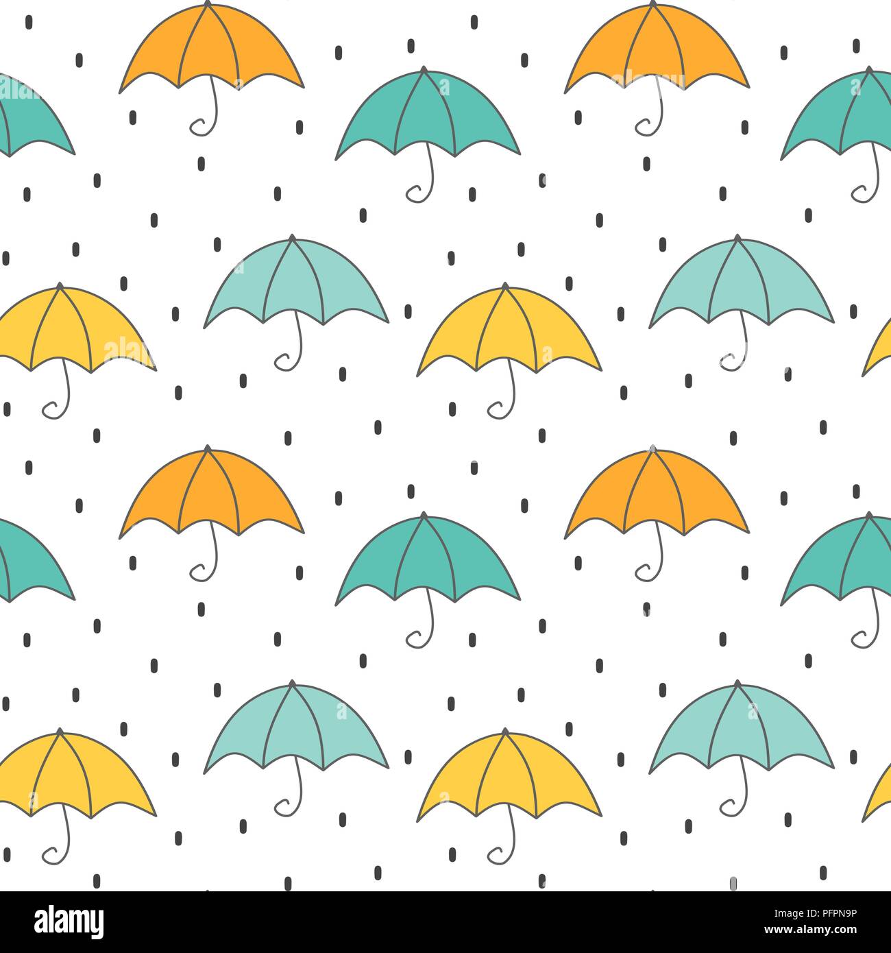 rain cartoon background