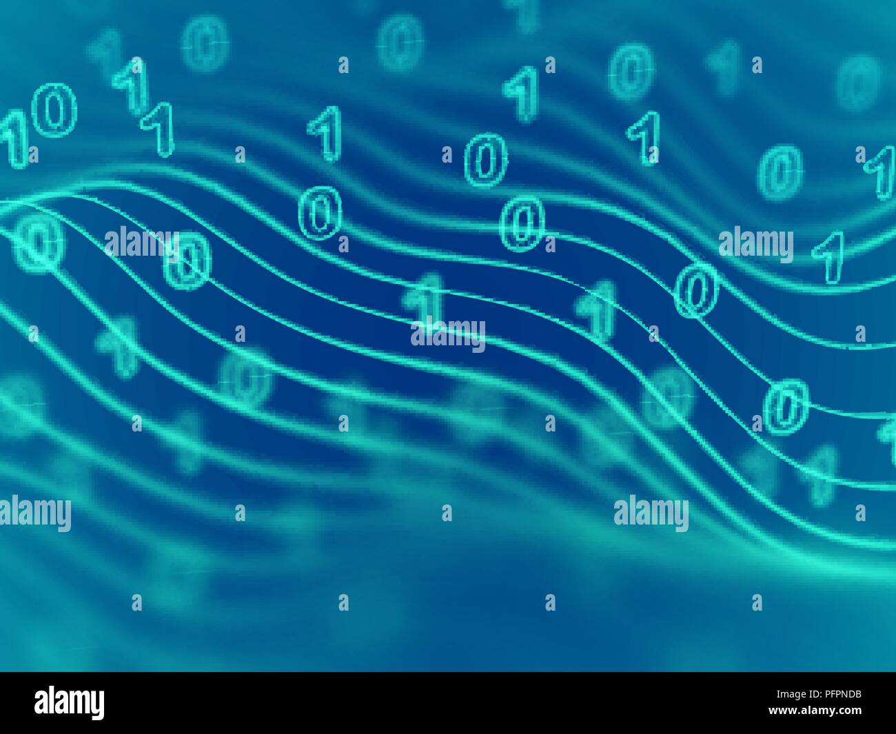Big data abstract visualization: business charts analytics. EPS 10 vector illustration. Stock Vector