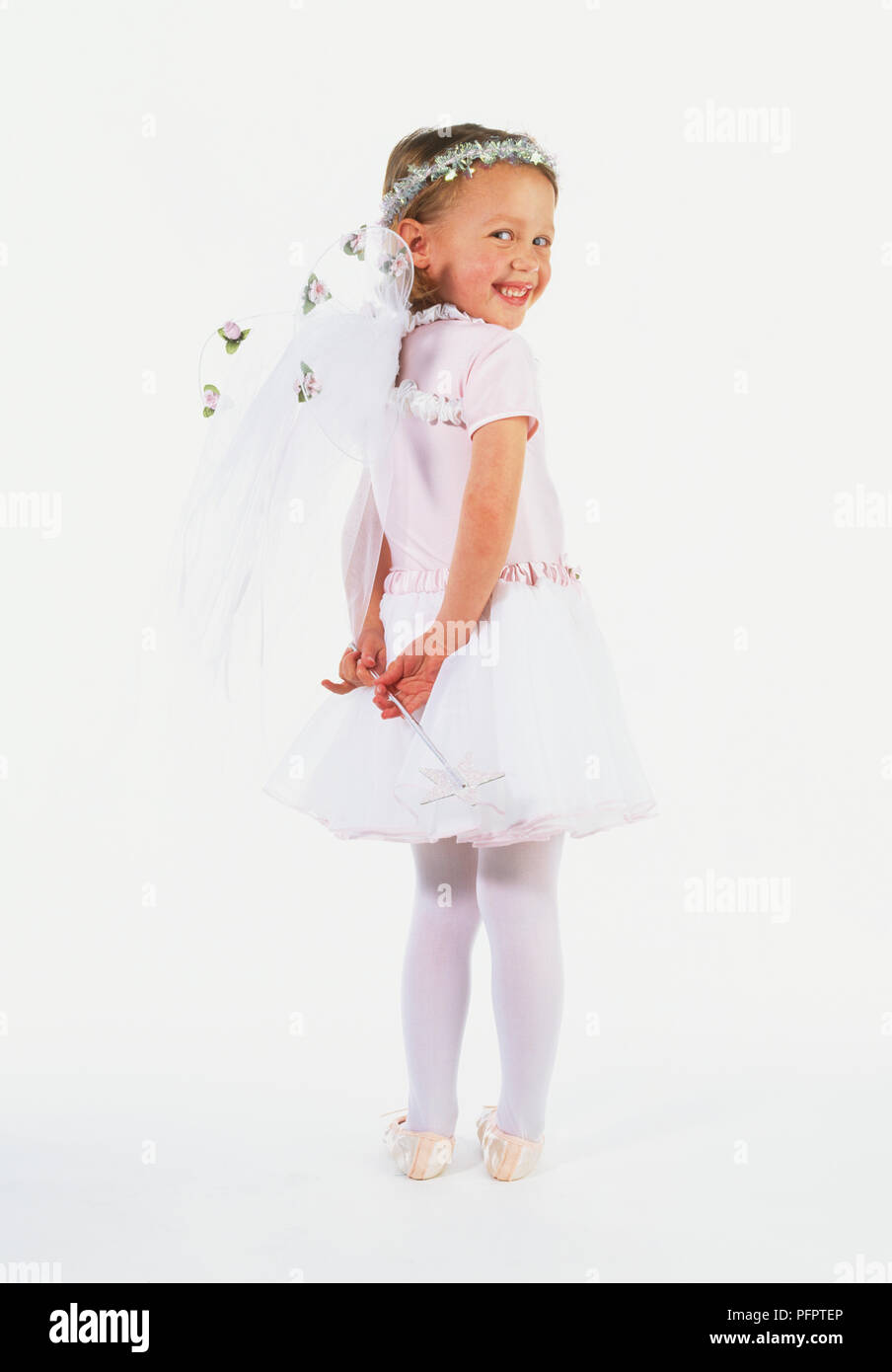 fairy dress with wings and wand Fairytale Red Gradient Prom Dress main image 1