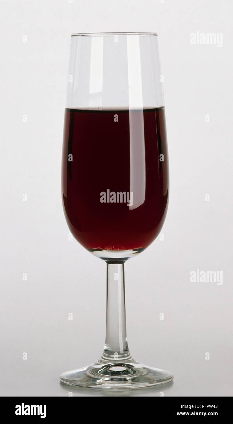 Glass of port Stock Photo Alamy