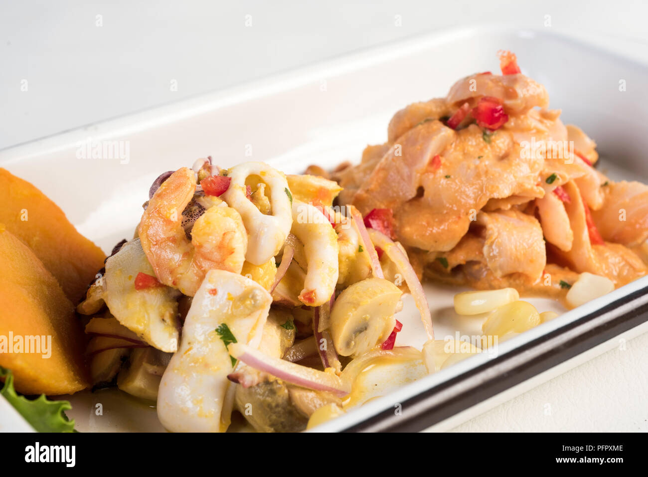 Ceviche, Dish Symbol Of Peruvian Gastronomy Stock Photo - Alamy